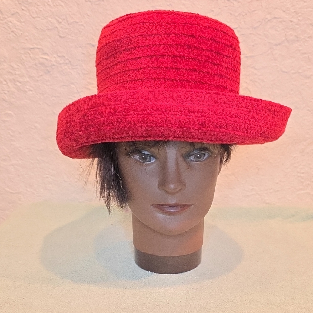 Vintage Betmar New York Packable Chic Red Women's Hat